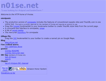 Tablet Screenshot of n01se.net